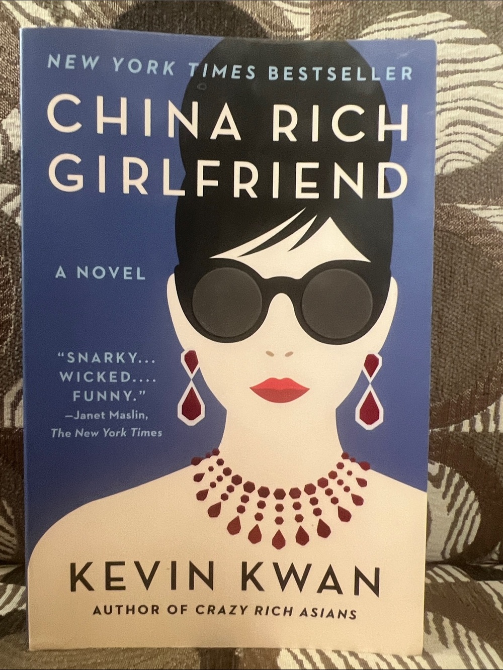 China Rich Girlfriend by Kevin Kwan - Blue Cover